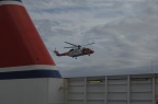 Irish Coastguard training winching exercise.