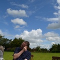 Fluffy clouds before the thunderstorm later